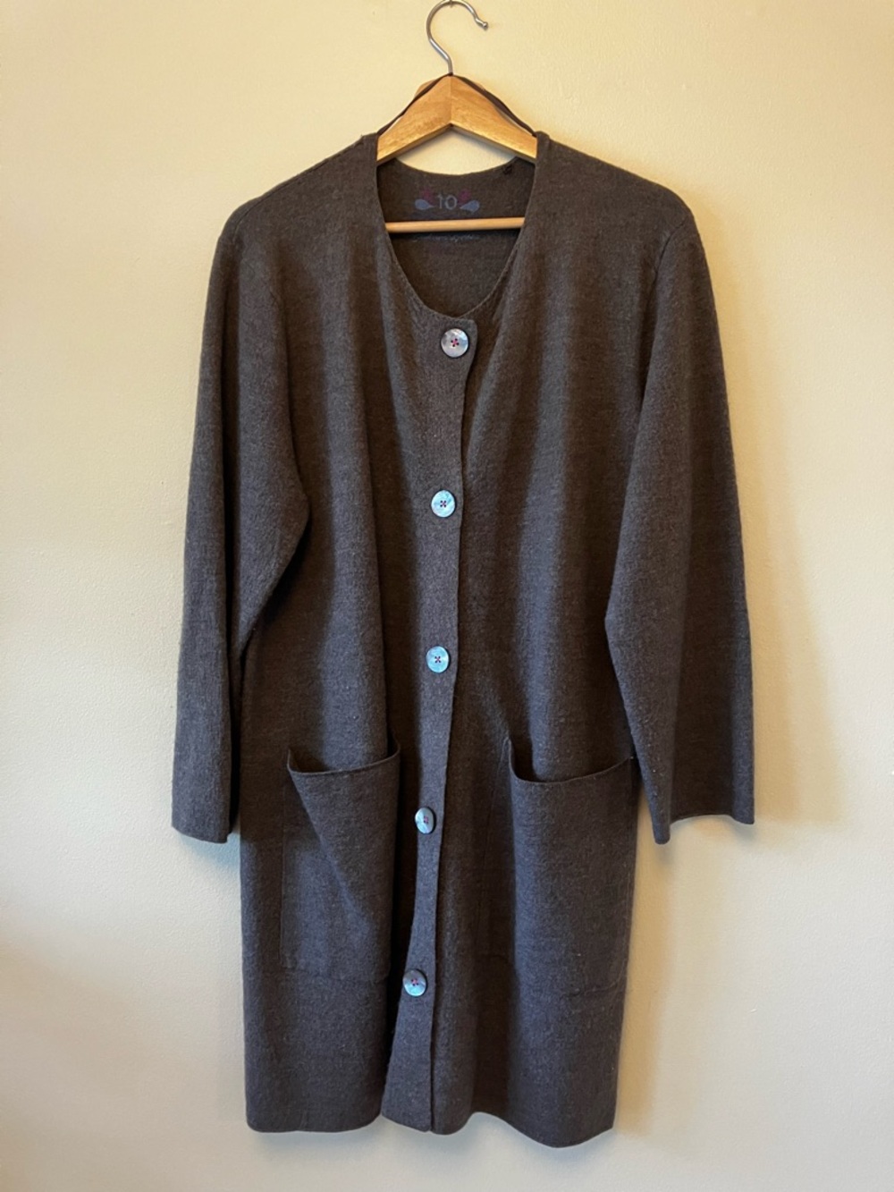 Gudrun Sjoden long wool sweater jacket